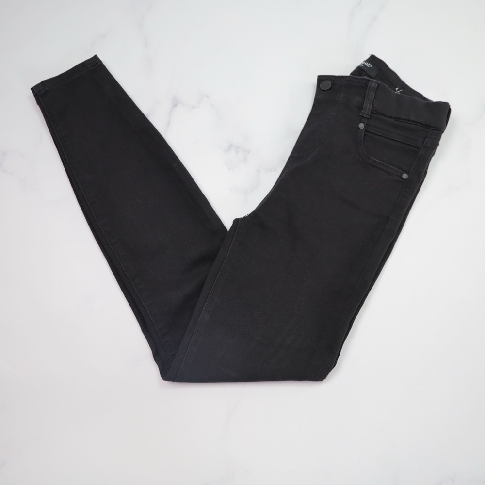 Liverpool Women's Dark Black Ankle Skinny Jeans